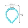 thumbnail image 3 of Neck Cooling Tube 70% Gel Increase Ice Ring Neck Cooler Wearable Cooling Neck Wraps for Summer Heat Body Cooling Products for Outdoor Indoor Activities Relief for Hot Flashes(B), 3 of 8