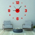 thumbnail image 2 of DESIGNICE Wall Clock,Silent Quartz Movement Kitchen Clock,Easy Installation with Self-Adhesive Backing Small Wall Clock,Style6, 2 of 4