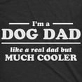 thumbnail image 2 of Mens I'm A Dog Dad Like A Real Dad But Much Cooler T Shirt Funny Tee for Guys Graphic Tees, 2 of 7