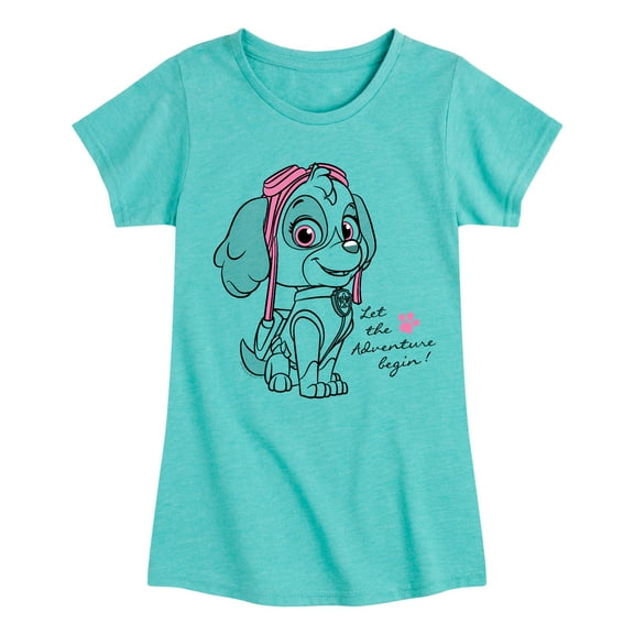 Paw Patrol - Big Skye - Toddler And Youth Girls Short Sleeve Graphic T-Shirt