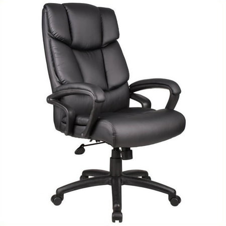 Boss Office Products Overstuffed Executive Leather Office Chair
