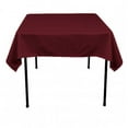 thumbnail image 1 of 30 pack 54" x 54" Square Overlay Tablecloth 100% polyester Wholesale Wedding", (Color: Burgundy), 1 of 1