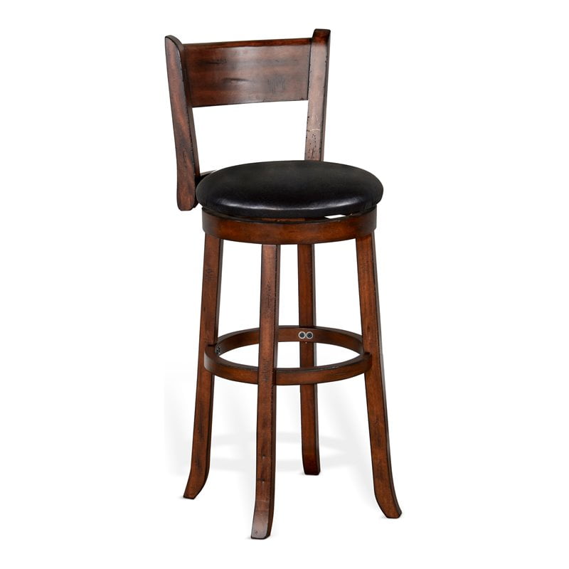 mahogany swivel bar stools