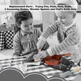thumbnail image 4 of Replacement Parts for Fisher-Price Head Chef Playset - GKW08 ~ Replacement Bag Includes Frying Pan, Plate, Fork, Knife, 2 Seasoning Dishes, Wooden Spatula and Chef's Knife, 4 of 5