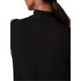 thumbnail image 5 of Cenuakty Women's Summer Tank Dress Solid Color Sleeveless Half High-Neck A-line Loose Dress with Pocket, 5 of 7
