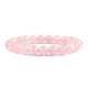 thumbnail image 1 of Nvzi Pulsera de cuentas hecha a mano, pulsera de cuentas de piedra de cristal natural de 8 mm (rosa), 1 of 4