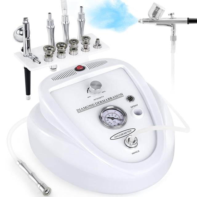 Máquina de microdermoabrasión de diamante 2 en 1 Yofuly con kit de rociado