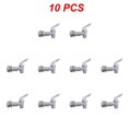 thumbnail image 1 of 1-10 Pcs Ensemble de Robinet de Refroidisseur de Rechange pour Distributeur d'Eau Robinet en Plastique Robinet de Filtre à Eau Distributeur Bec de Robinet Réutilisable pour Style A 10 Pcs, 1 of 6