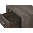 thumbnail image 3 of Newboti Furniture 1Pc Contemporary Five Drawers Chest Grayish Brown Driftwood Finish Rustic Finish Bedroom Wooden Furniture 3475, 3 of 5