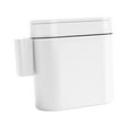 thumbnail image 3 of Cubo de basura de diseño simple para la entrada del baño del garaje. Blanco, 3 of 9