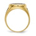 thumbnail image 2 of Bague Masonique pour Hommes en Or Jaune 14K, 2 of 3