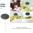 thumbnail image 4 of BEADCEST 24 Pcs Pics à Cupcakes Tableau Noir pour Identification des Aliments au Dîner, 4 of 8