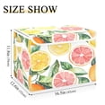 thumbnail image 5 of Yayeee Collapsible Cube Storage Bin with Lid Fabric Closet Decorative Basket with Handles, Candy Grapefruit, 5 of 7