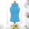 thumbnail image 4 of EASTIN Turtleneck Classic Straw-Rope Pet Dog Sweater Apparel, 4 of 12