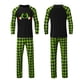 thumbnail image 2 of Conjuntos de pijamas navideños familiares a juego Grinch 2024, pijama de Grinch con parte superior y pantalones de pijama a cuadros, pijama de Grinch para niños y adultos para la familia, Hombres L, 2 of 4