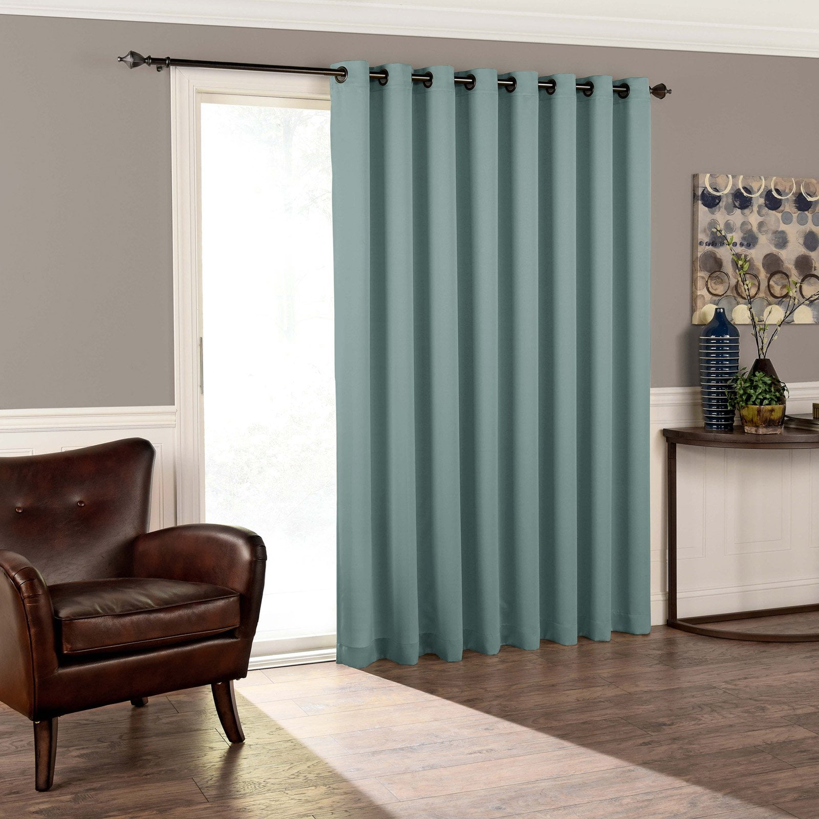 Eclipse Thermal Blackout Tricia Patio Door Window Curtain Panel