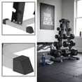 thumbnail image 4 of Maximize Floor Space with Our A-Frame Dumbbell Rack Stand - Solid Construction, Anti-Scratch, Holds 6 Pairs, 4 of 7