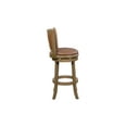 thumbnail image 4 of Boraam Augusta 26in Counter Height Swivel Wood Kitchen Bar Stool, Distressed Sandrift, 4 of 10
