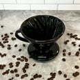 thumbnail image 7 of The London Sip Ceramic Coffee Dripper Pour Over Ceramic Coffee Maker, Coffee Slow Brewing Accessories for Home, 1-2 Cup, Black, 7 of 7