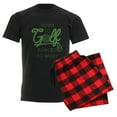 thumbnail image 6 of CafePress - Born To Golf Forced To Work Men's Dark Pajamas - Men's Dark Loose Fit Cotton Pajama Set, 6 of 7