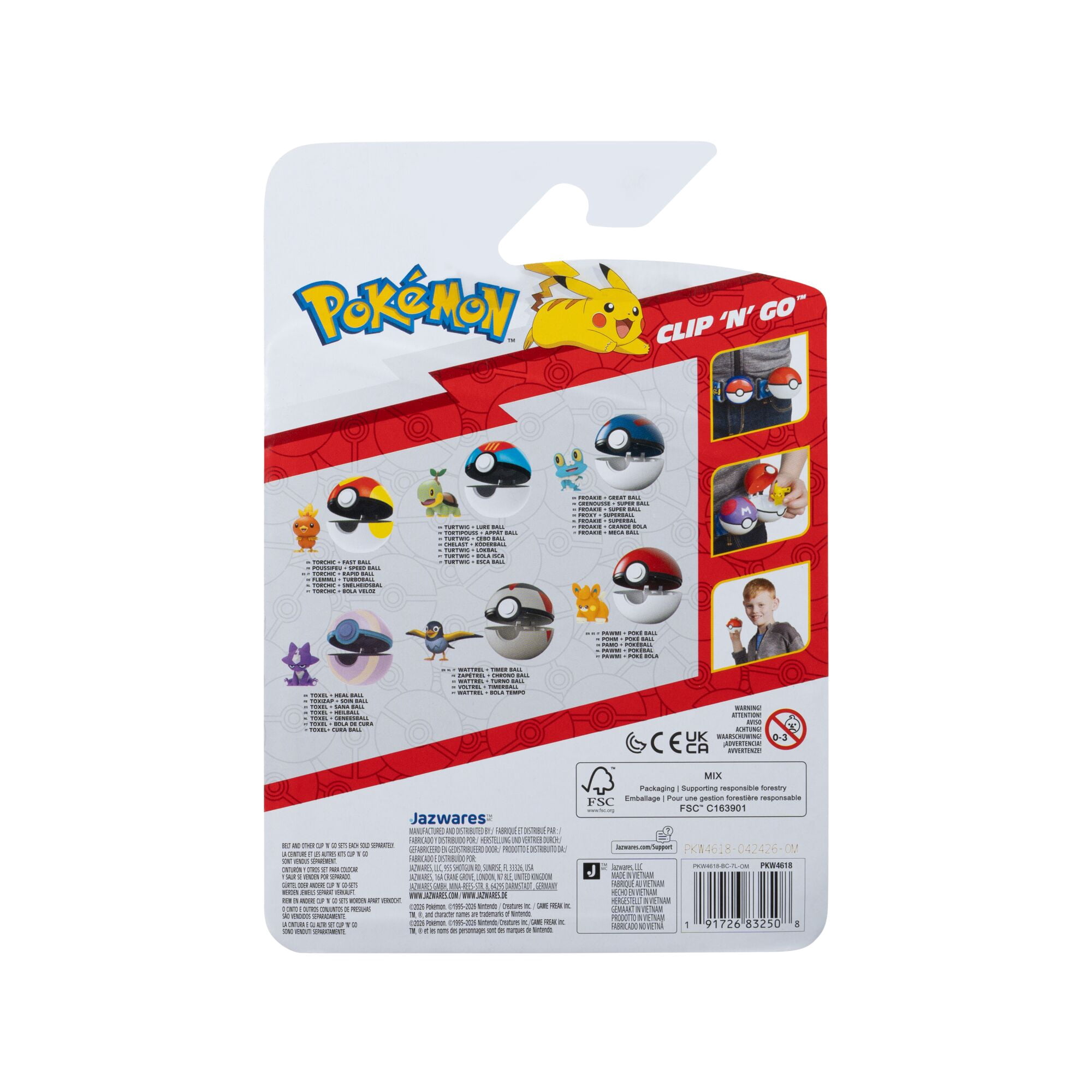 PKW - Clip 'N' Go (Wattrel with Timer Ball) W25