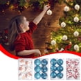 thumbnail image 4 of Twfbrm 6Pcs Christmas Ball Ornaments Christmas Decoration Balls Classic Color Pearl Sequin Foam Balls for Christmas Tree Decoration Accessories Party,6cm/2.4in, 4 of 7