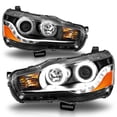 thumbnail image 3 of ANZO USA 121428 08-15 LANCER PROJECTOR HALO BLACK CLEAR CCFL HEADLIGHTS Fits select: 2008-2015 MITSUBISHI LANCER, 3 of 4