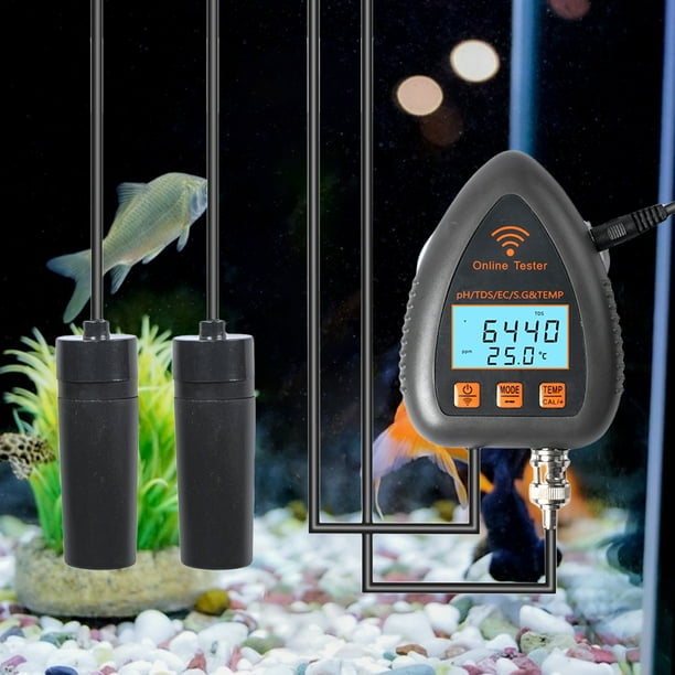 Analizador de agua de PH Digital de exportación de datos de probador de agua multiparámetro WIFI para piscina