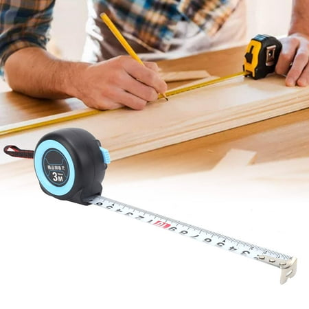 

EBTOOLS Useful Hand Tool Set Wrench Tool Set Tape Measure Thicker Retractable Self‑Locking Accurate Woodworking Carpentry 3metres X