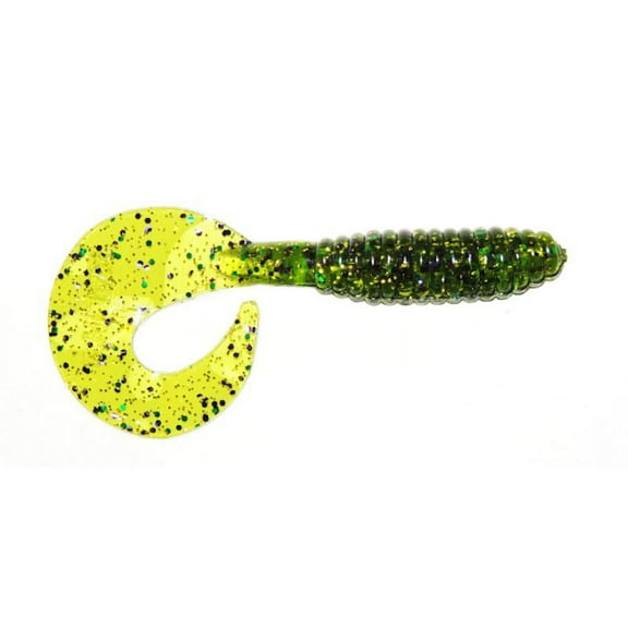 Kalin's Lunker Grub 3 inch Mardi Gras