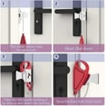 thumbnail image 4 of Cerradura de puerta portátil, cerradura de viaje, agregue cerraduras adicionales para seguridad adicional y bloqueo de privacidad para la escuela, Airbnb, hogar, hotel (juego de 2) Namotu WMZL-1930, 4 of 7