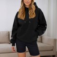 thumbnail image 5 of Women Oversized Yahweh Graphic Hoodie Christian Faith Pullover Heavyweight Streetwear Sweatshirt, 5 of 6