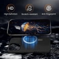 thumbnail image 3 of Magnetic Case for iPhone 16 Pro, Compatible with Magsafe PC Hard Shell Silicone Inner Bumper Anti-Scratch Full-Body Cover Shockproof Slim Design Unique Stained Glass Jellyfish, 3 of 7