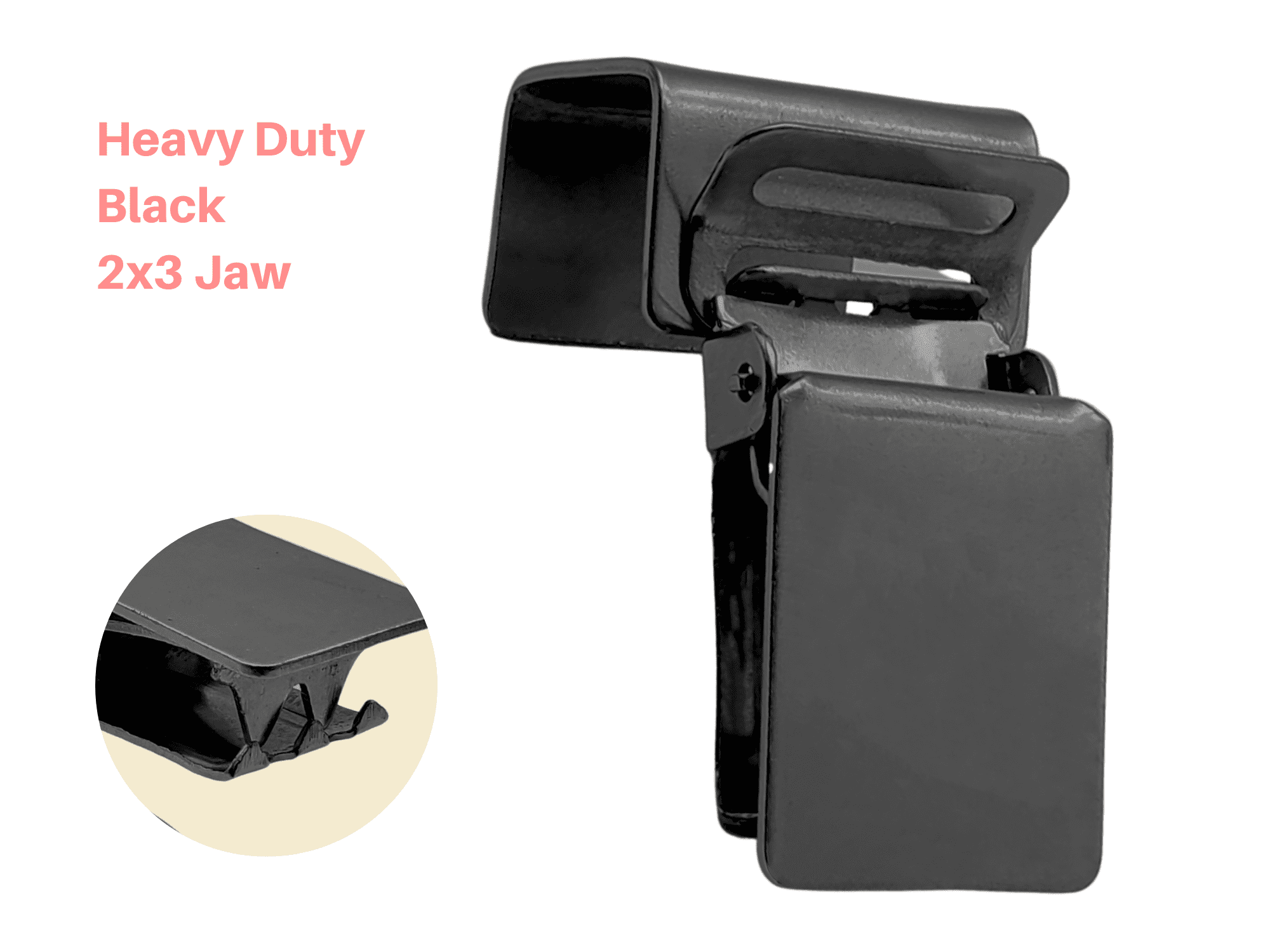 Rug Hanging Clips Matte Black Pack of 4 Rug Clamps by Wise Linkers