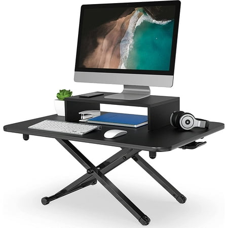 Monitor Stand Riser Set of 2, 30'' Height Adjustable Standing Desk ...