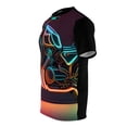 thumbnail image 3 of 1970's Retro Neon Lights Classic Motorcycle: S-3XL T-Shirt, 3 of 7