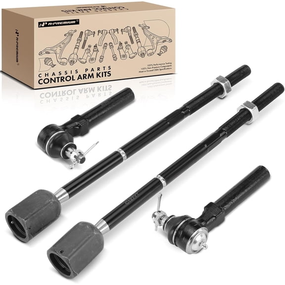 A-Premium 4Pcs Front Inner Outer Tie Rod End Kit Compatible with Ford Mustang 1994-2004
