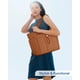 thumbnail image 3 of Bolso de mano TopDesign Puffy para mujer con portavasos y compartimento para portátil, 3 of 8