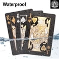 thumbnail image 2 of Juego de cartas LotFancy Black Poker impermeable con fundas, 2 unidades LotFancy LotFancy, 2 of 8