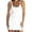 White, variant on Women's Backless Scoop Neck Bodycon Cami Dress in % polyester fabric ideal for chic party wear Everyday Look Style