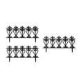 thumbnail image 5 of Flower Edging Panel, Animal Barrier Fence, Decorative Detachable Garden Edging Border, Garden Fencing for Park, Backyard Yard Balcony Garden 3Pcs vase, 5 of 8