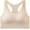 Beige, variant on Sports Bras for Women Cotton Racer Back Bra Stretch Pullover Workout Everyday Bras Medium Impact Supports Bralettes