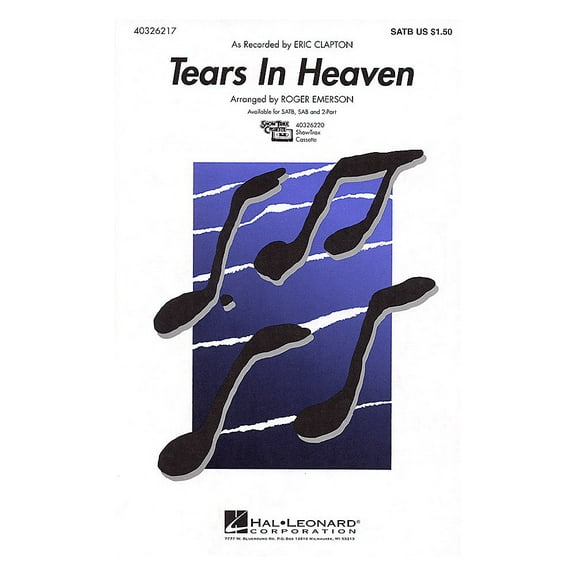 Hal Leonard Tears in Heaven ShowTrax CD by Eric Clapton Arranged by Roger Emerson