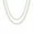 Golden, variant on Luxe Men’s Tennis Chain, 18K Gold Plated, 5MM Moissanite - Stylish Shine & Durability