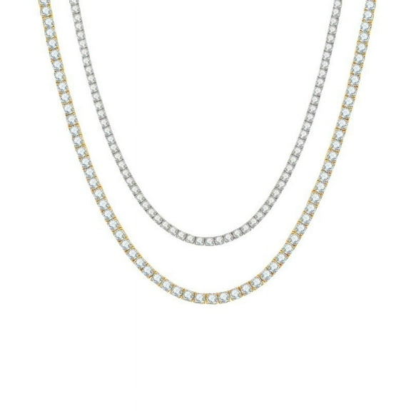 Premium Moissanite Tennis Necklace - Fashionable Style - Durable Unisex Jewelry for Men & Women - Boosts Allure and Confidence