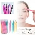 thumbnail image 2 of Herramientas de belleza para maquillaje DIY de cejas, herramientas y suministros para recortar cejas, herramientas para dar forma a las cejas, herramientas de depilación facial para hombres y mujeres, 2 of 6
