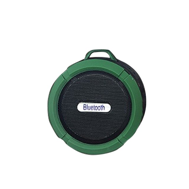 C6 Altavoz deportivo Bluetooth Mini redondo inalámbrico portátil colgante impermeable estéreo caja de sonido regalo Monstrate EL0538-03