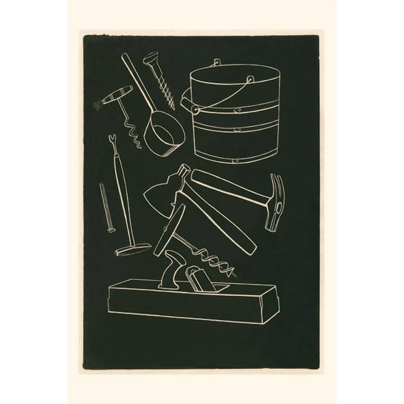 Pocket Sized - Found Image Press Journals: Vintage Journal Assorted Tools (Paperback)