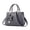 Gray#143, variant on Women's Wine Red PU Leather Handbag with Bow Star Charm, Large Capacity Tote Bag with Detachable Strap, 3-Way Crossbody Shoulder Purse for Work Date Daily Commute Travel Gift