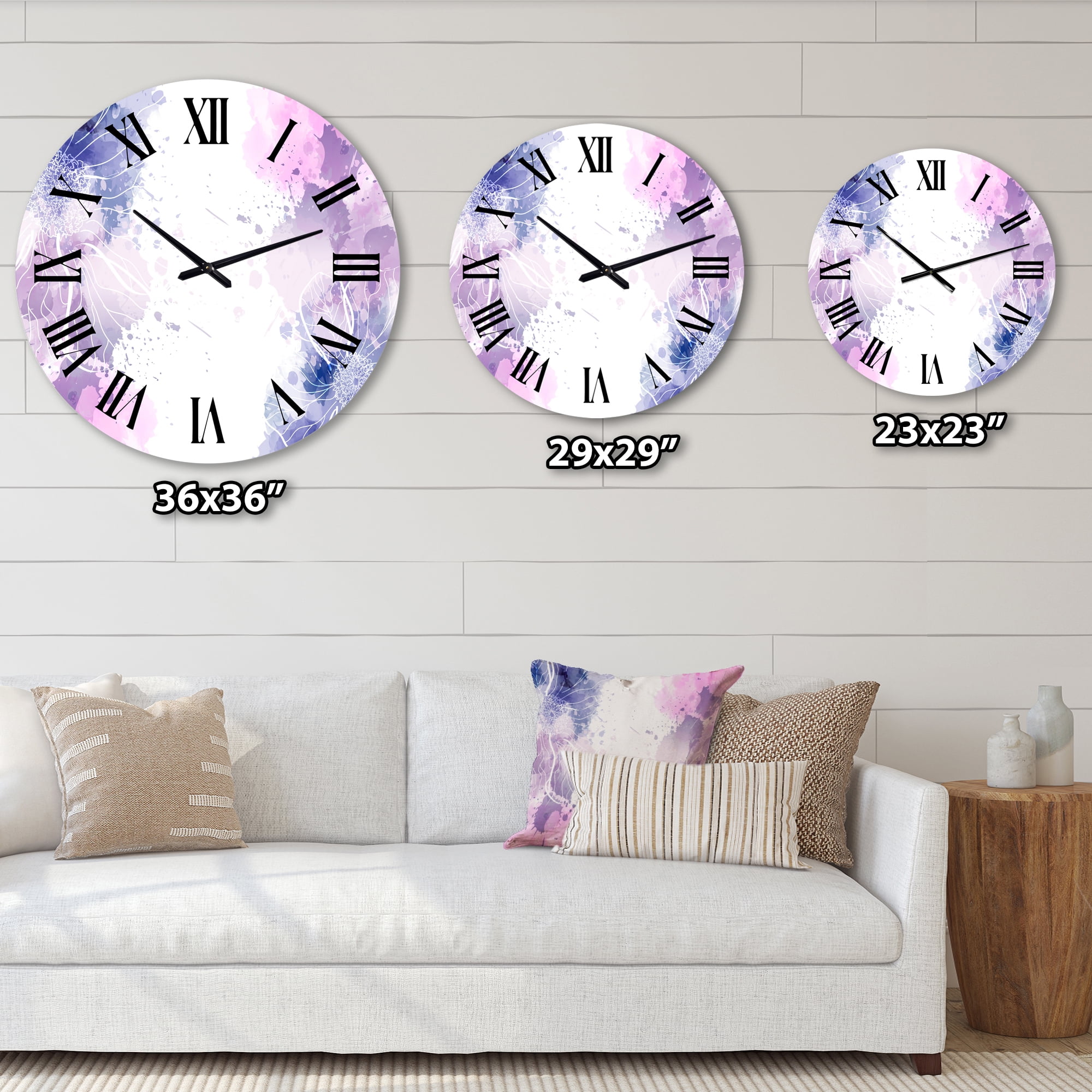 Designart 1 in Quartz Modern/Contemporary Wall Clock